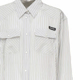 Camicia in crêpe de Chine MK1974 177WF0EK1 MIU MIU 