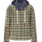 Blouson check con logo ML1268 175XF04QG MIU MIU 