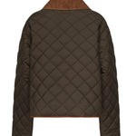 Giubbotto trapuntato con finiture a contrasto<BR/> ML1310 17OOF0161 MIU MIU 