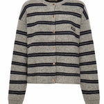 Cardigan in maglia shetland MMF899 15NQF0MZQ MIU MIU 