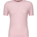 Maglia in cashmere con logo MMLB30 17NNF0E18 MIU MIU 