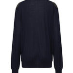 Maglia scollo a V in lana MMLB67 174CF0008 MIU MIU 