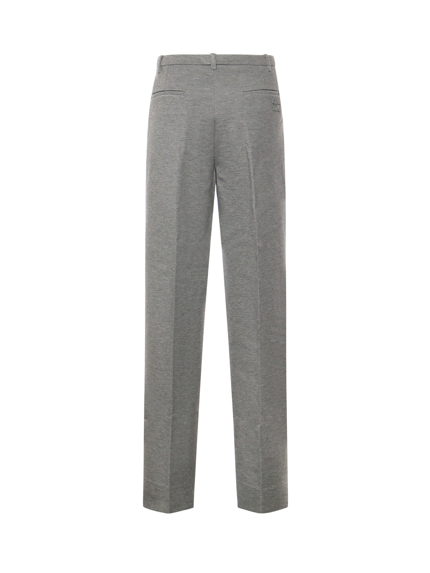 Pantaloni in maglia punto stoffa MP1931 18FQF0031 MIU MIU 