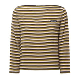 Top a righe con logo MT2144 1731F04DA MIU MIU 