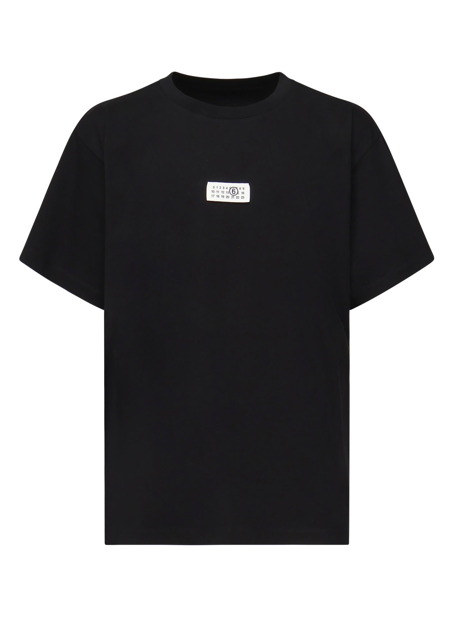 T-shirt in cotone con logo SH0GC0032 S24312900 MM6 Maison Margiela 