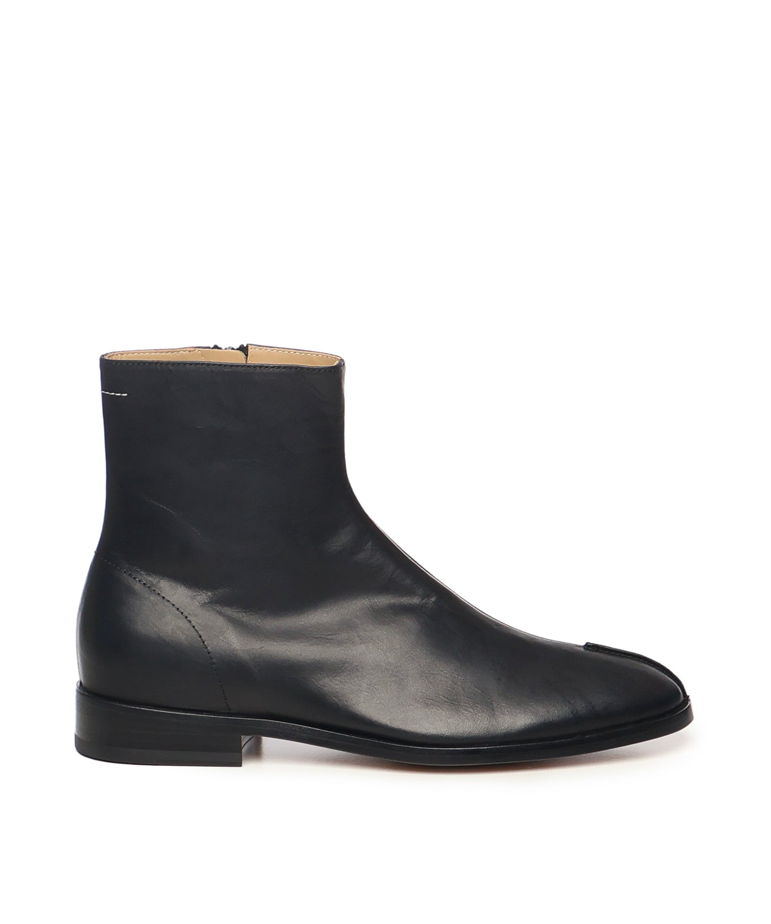 Stivaletto in pelle con dettaglio stitch-out SH1WU0011 P5000T8013 MM6 Maison Margiela 