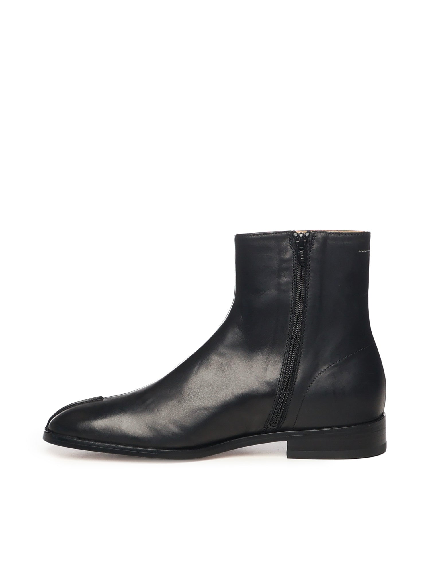 Stivaletto in pelle con dettaglio stitch-out SH1WU0011 P5000T8013 MM6 Maison Margiela 