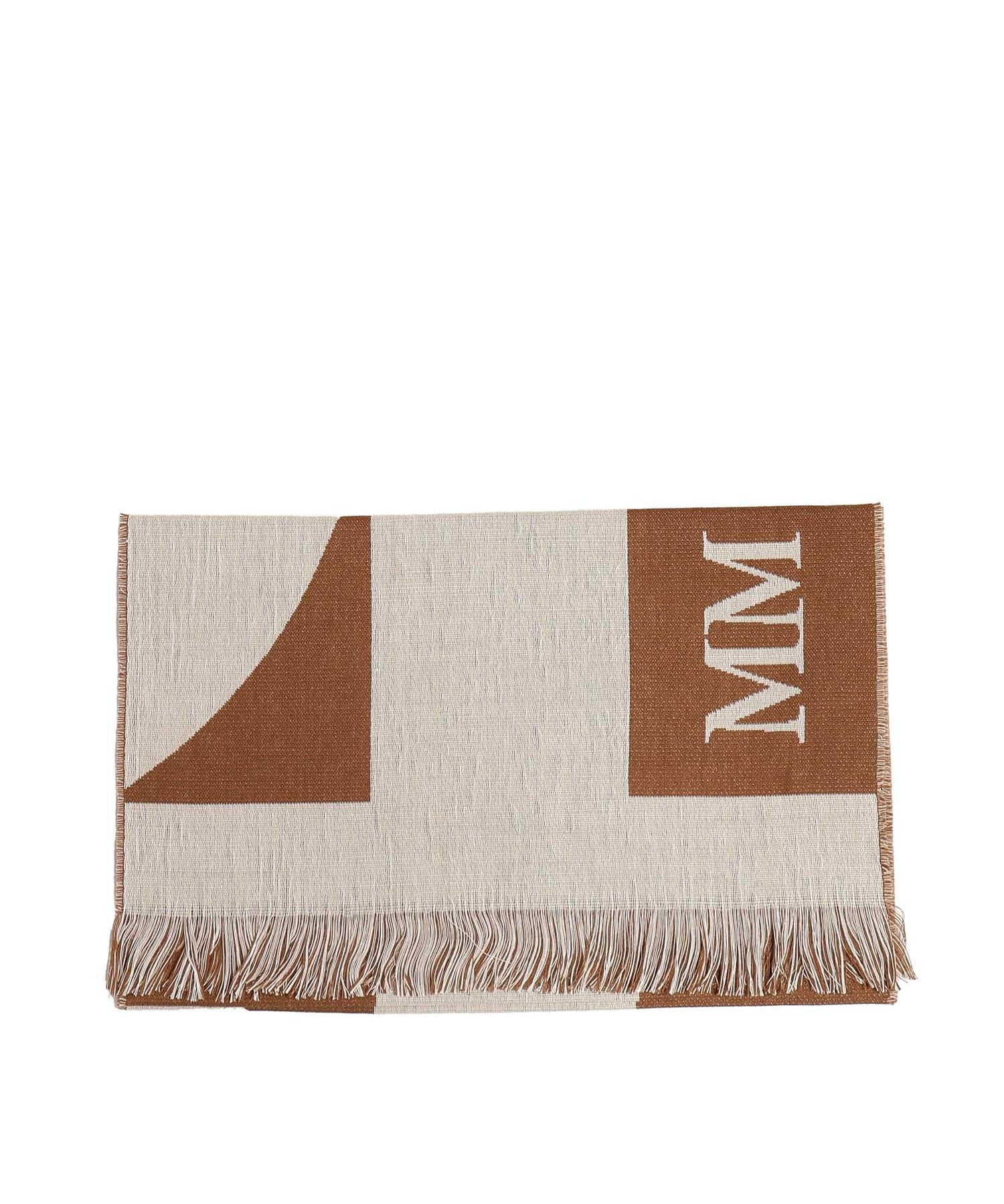 Stola Corona con logo 2526546027600 002 MM Max Mara 
