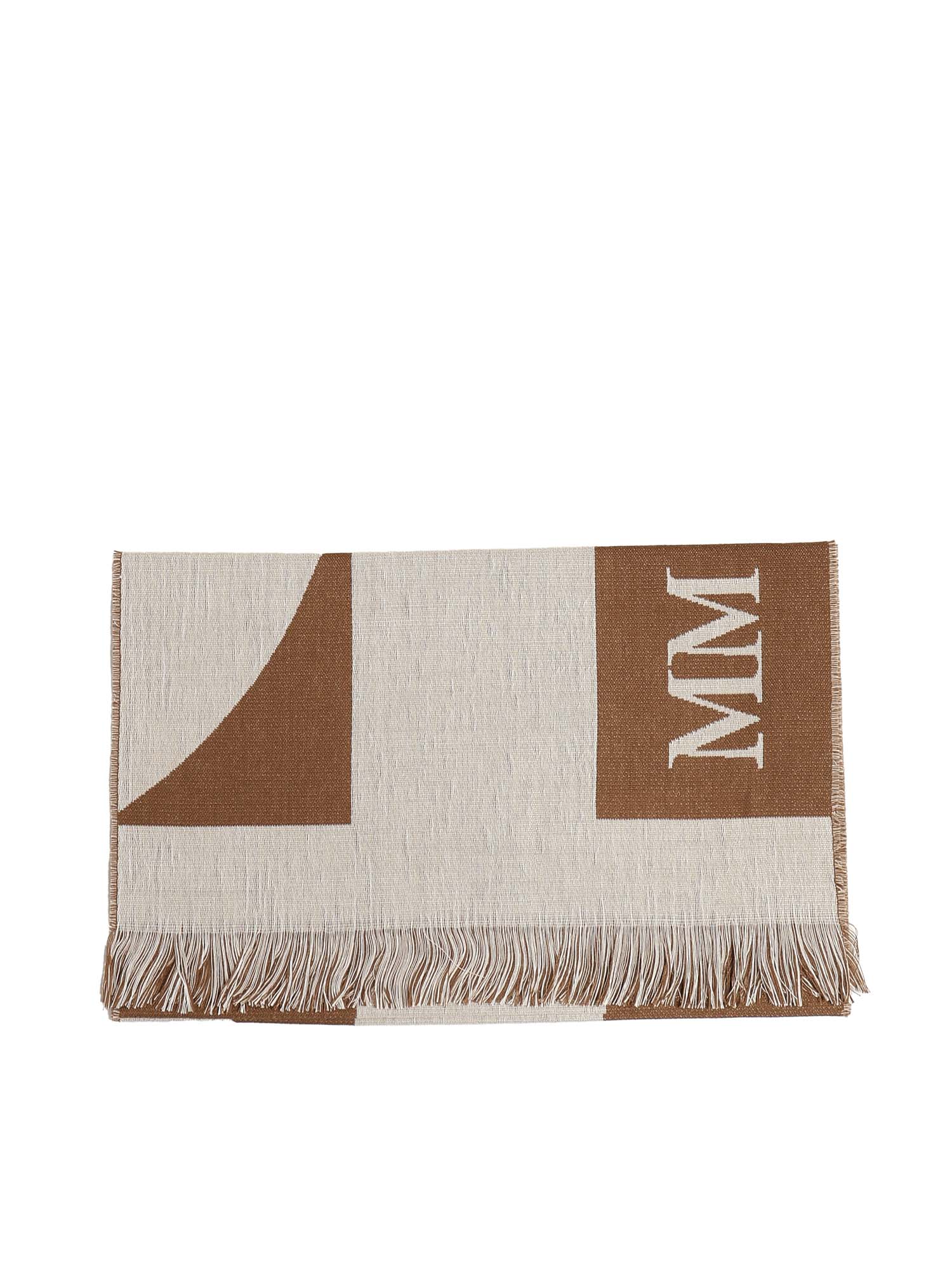 Stola Corona con logo 2526546027600 002 MM Max Mara 