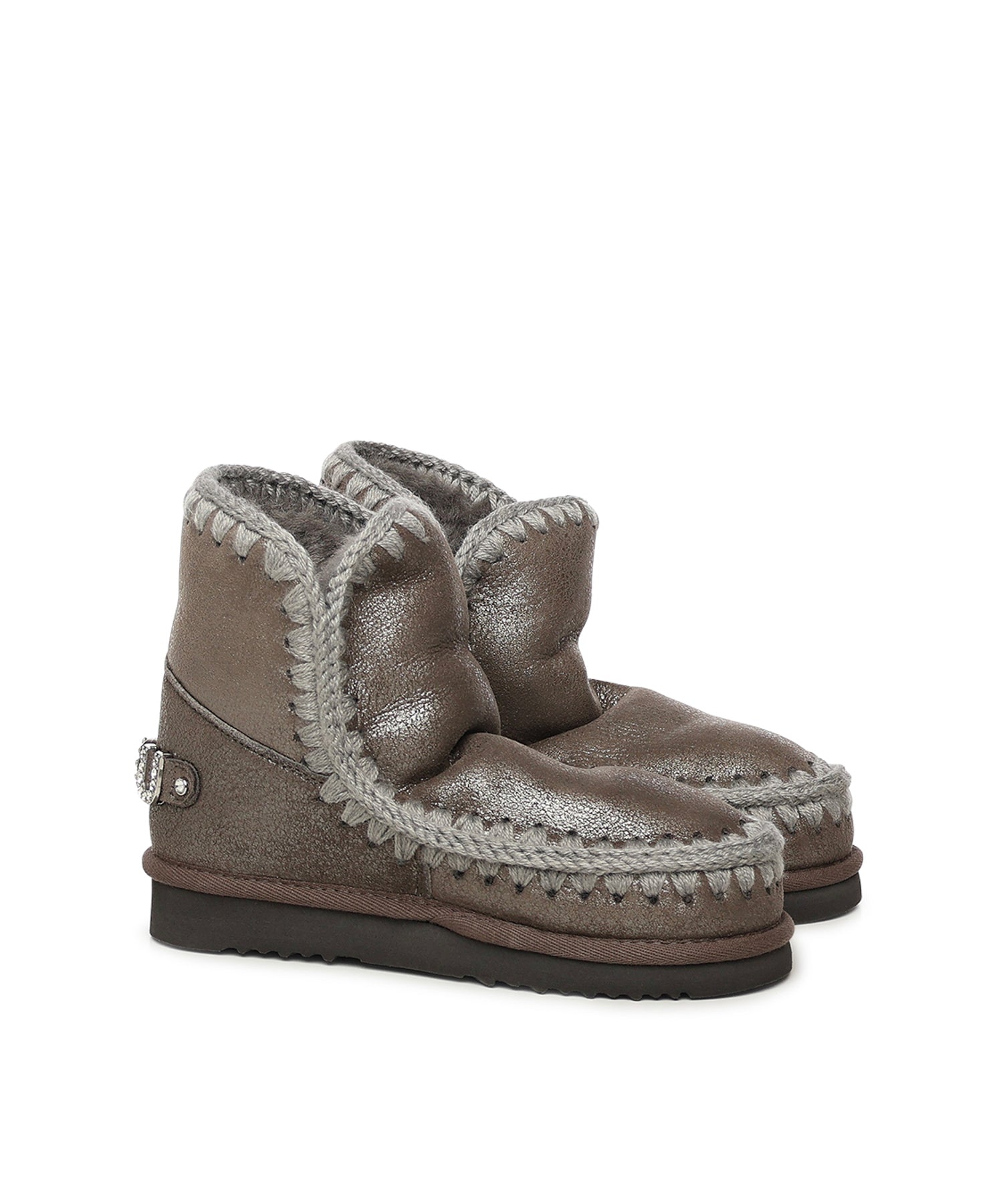 Stivali Eskimo 18 rhinestones logo MUFW101036B DUIRO MOU 