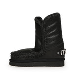 Stivali Eskimo 24 rhinestones logo MUFW101037B CBKG MOU 