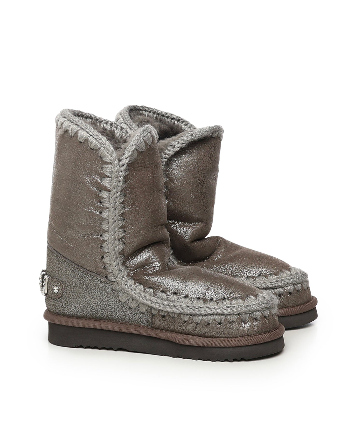 Stivali Eskimo 18 rhinestones logo MUFW101037B DUIRO MOU 