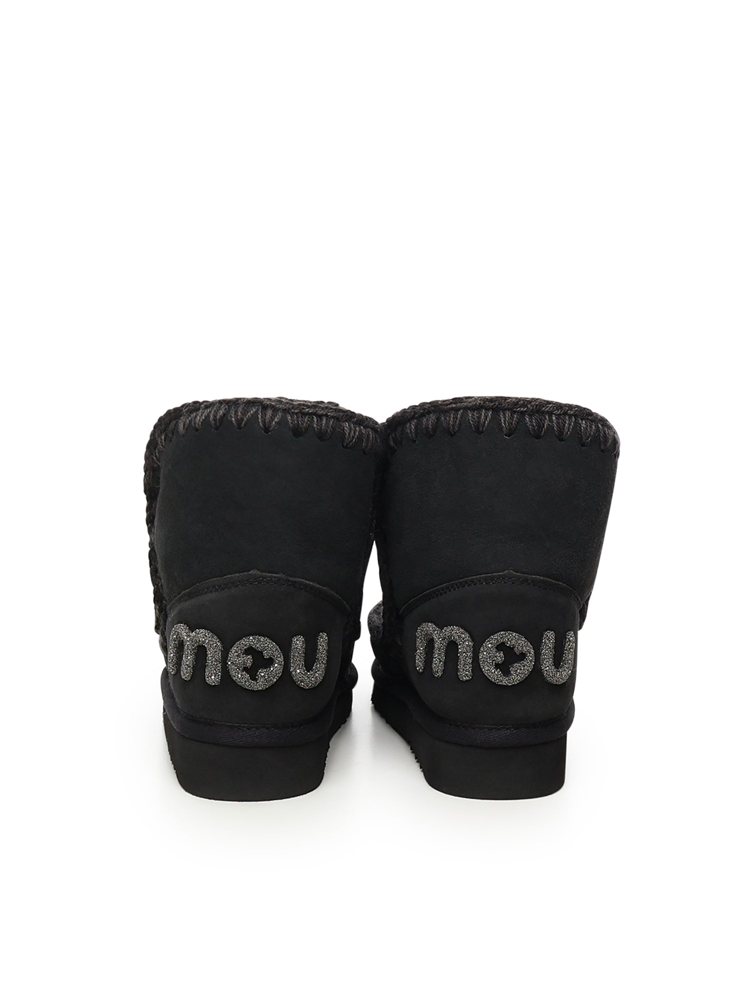 Stivali Eskimo 18 glitter logo MUFW101050A BKBK MOU 