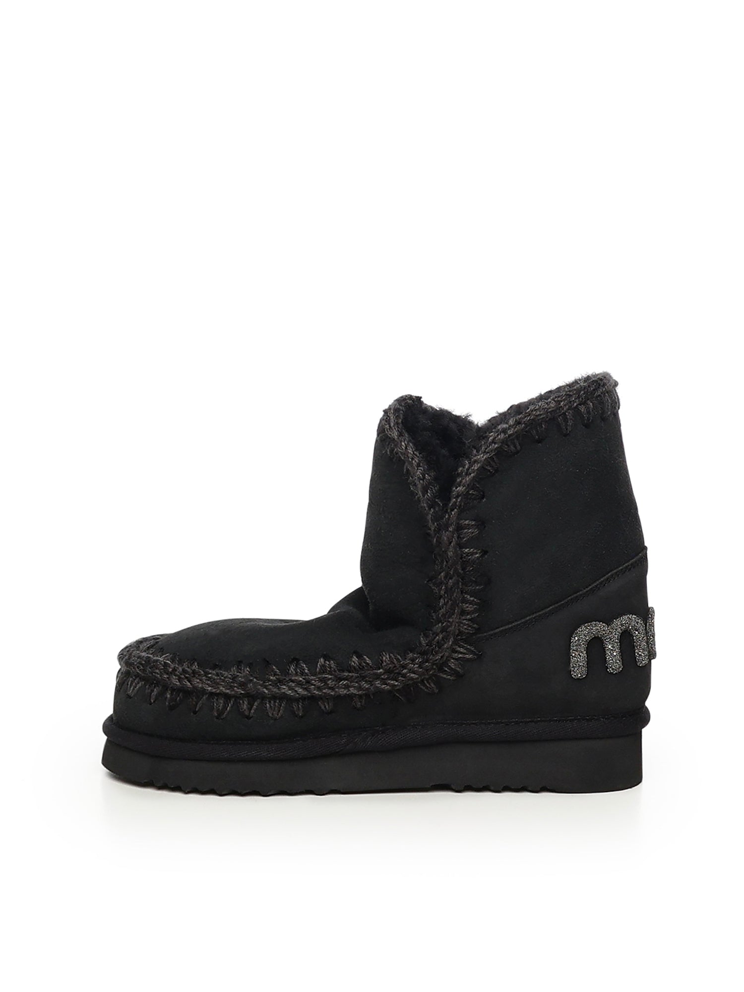 Stivali Eskimo 18 glitter logo MUFW101050A BKBK MOU 