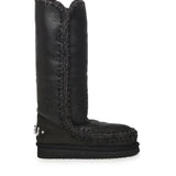 Stivali Eskimo 40 rhinestones logo MUFW101052B CBKG MOU 