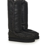 Stivali Eskimo 40 rhinestones logo MUFW101052B CBKG MOU 