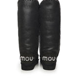 Stivali Eskimo 40 rhinestones logo MUFW101052B CBKG MOU 
