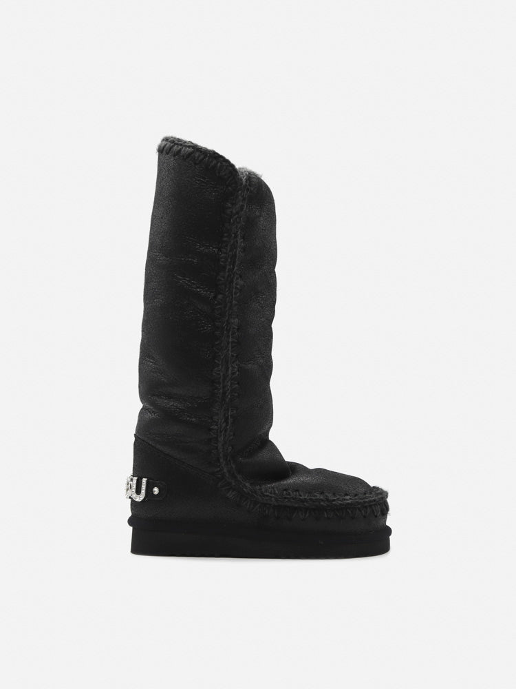 Stivali Eskimo 40 rhinestones logo MUFW101052B CBKG MOU 