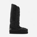Stivali Eskimo 40 rhinestones logo MUFW101052B CBKG MOU 