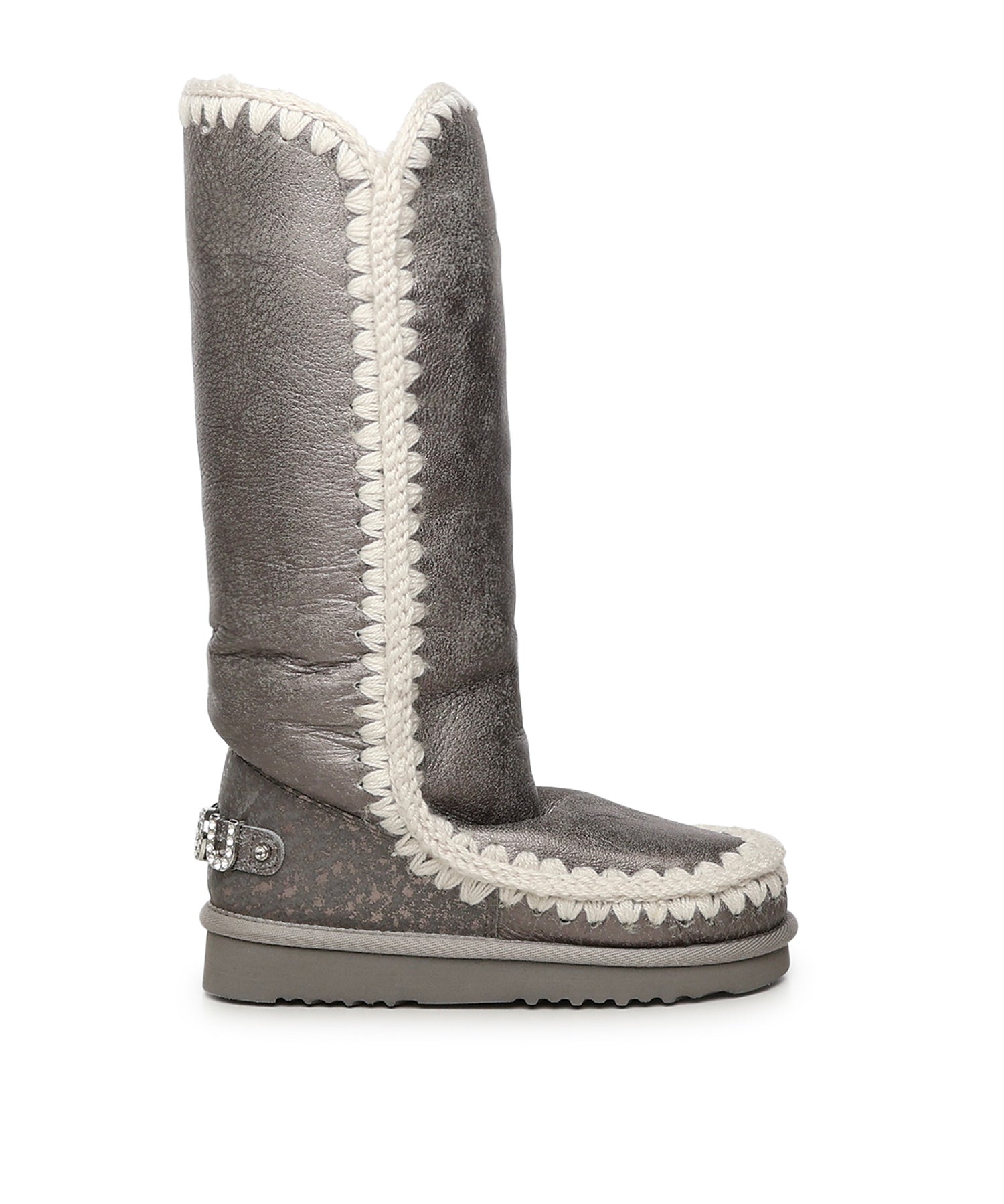 Stivali Eskimo 40 rhinestones logo MUFW101052B SSIL MOU 