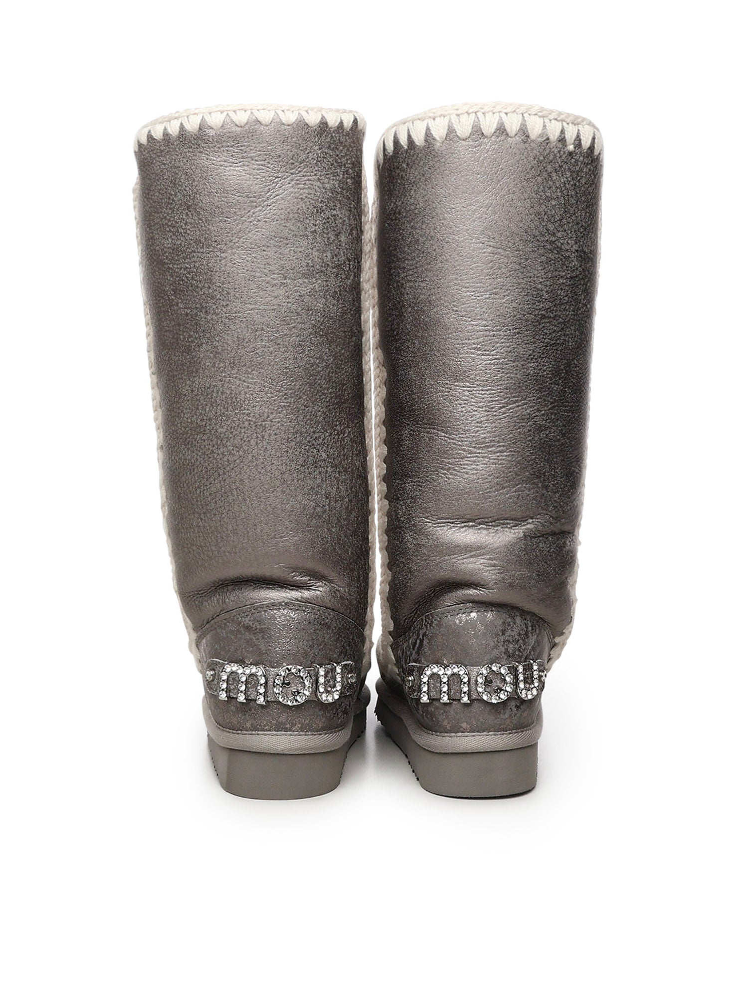 Stivali Eskimo 40 rhinestones logo MUFW101052B SSIL MOU 