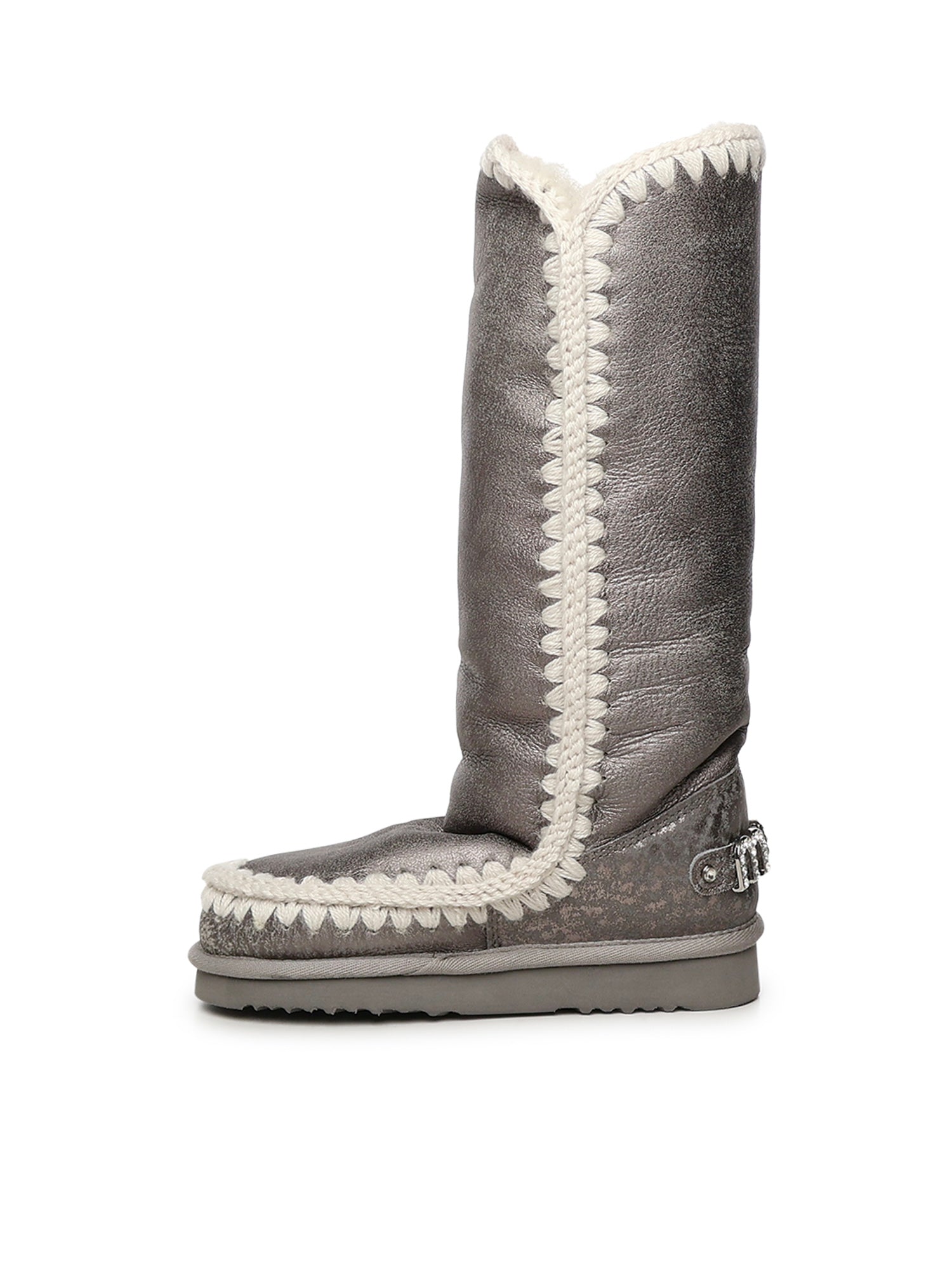 Stivali Eskimo 40 rhinestones logo MUFW101052B SSIL MOU 