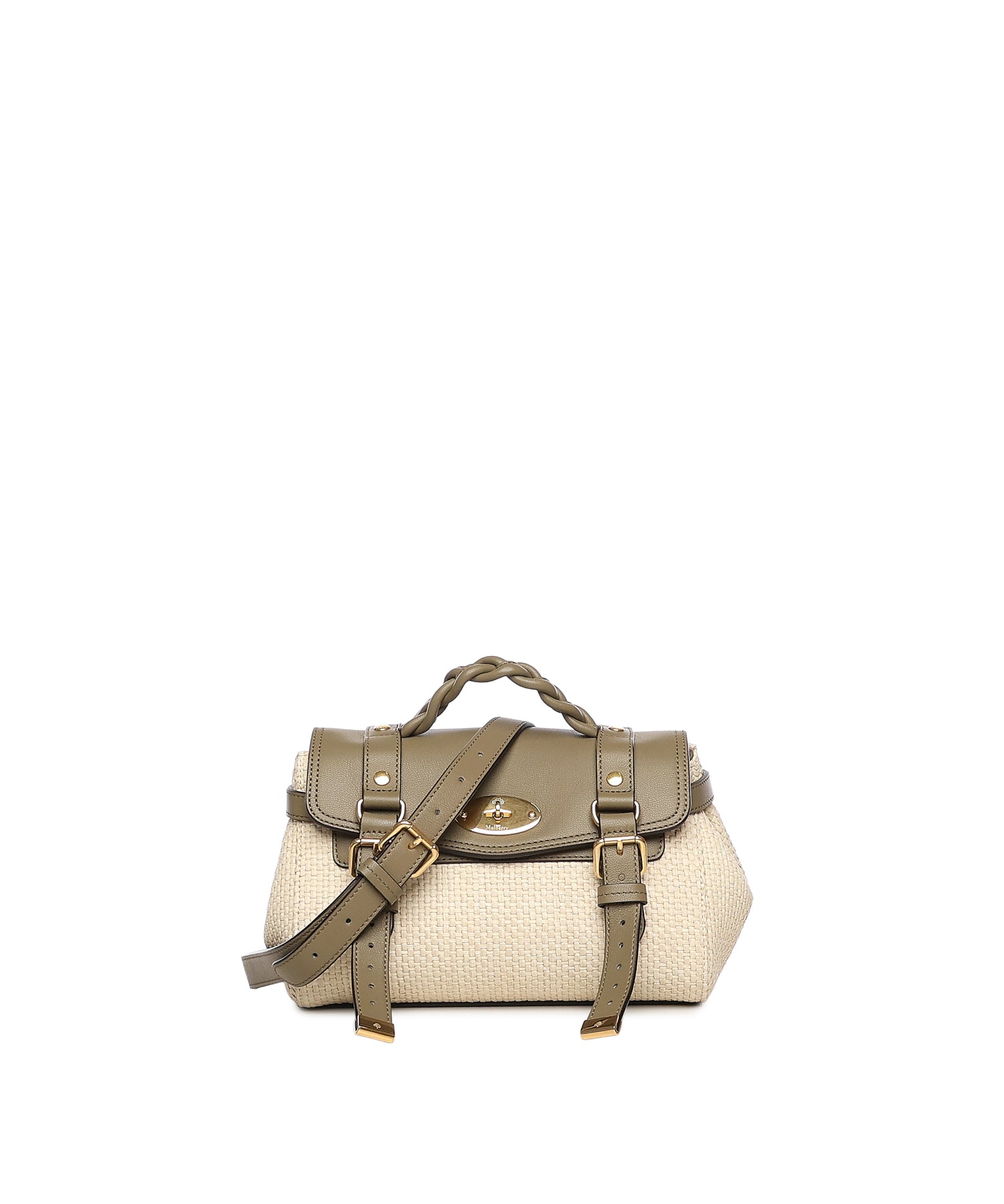Mini bag Alexa in rafia e pelle RL8813 000Z050 MULBERRY 