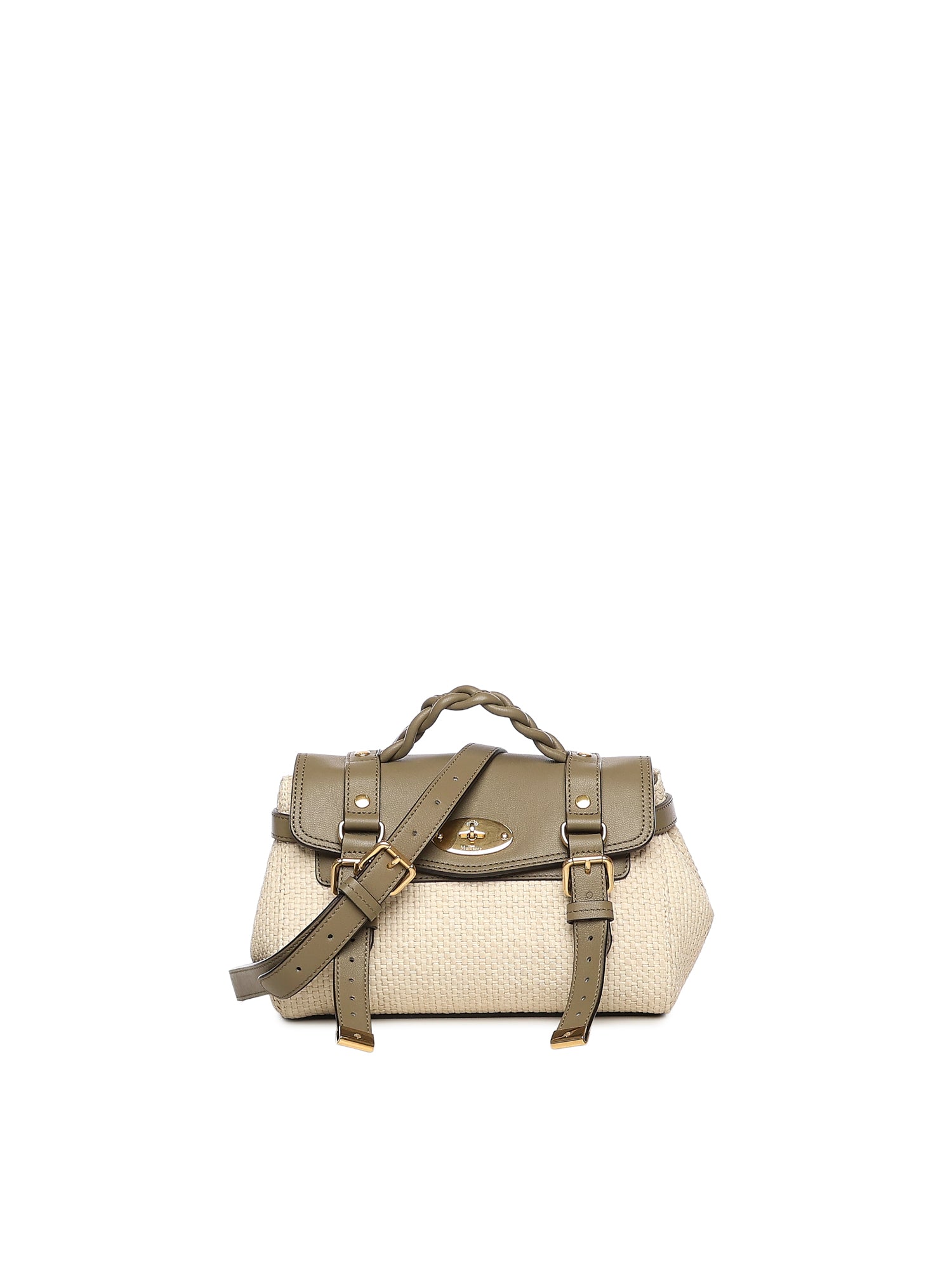 Mini bag Alexa in rafia e pelle RL8813 000Z050 MULBERRY 