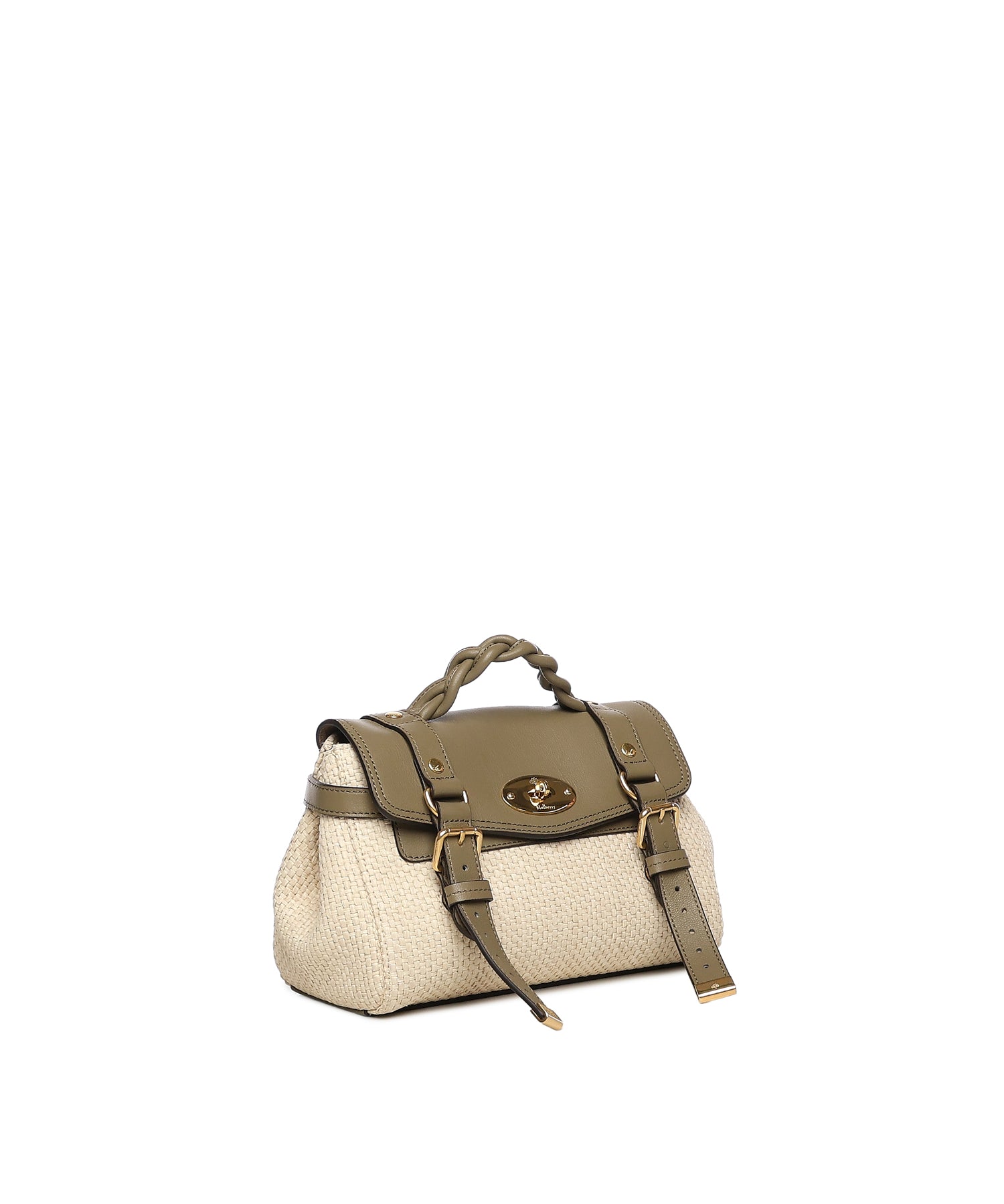 Mini bag Alexa in rafia e pelle RL8813 000Z050 MULBERRY 
