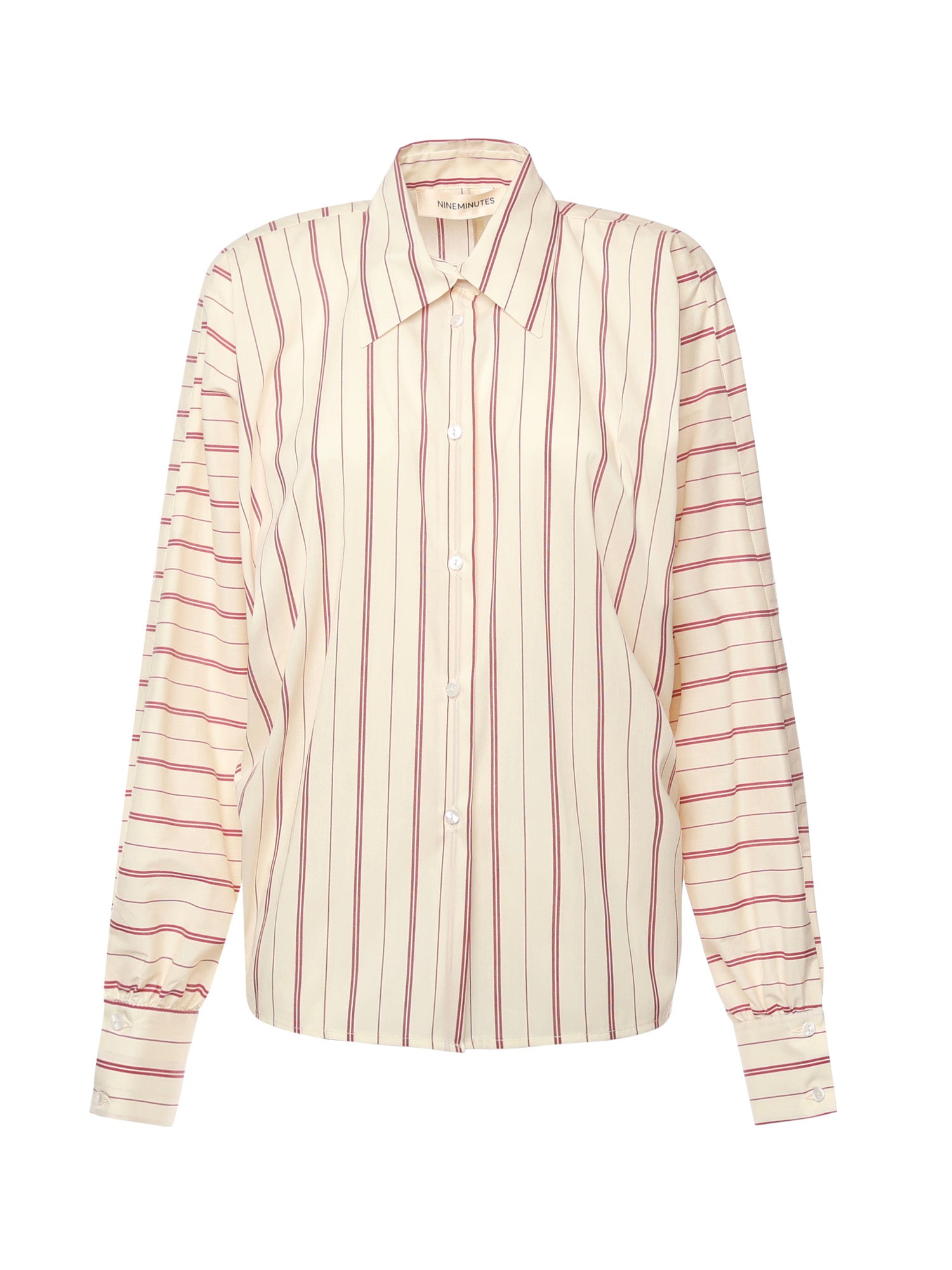 CAMICIA IN COTONE A RIGHE 26FWNCA-0005  NINEMINUTES 