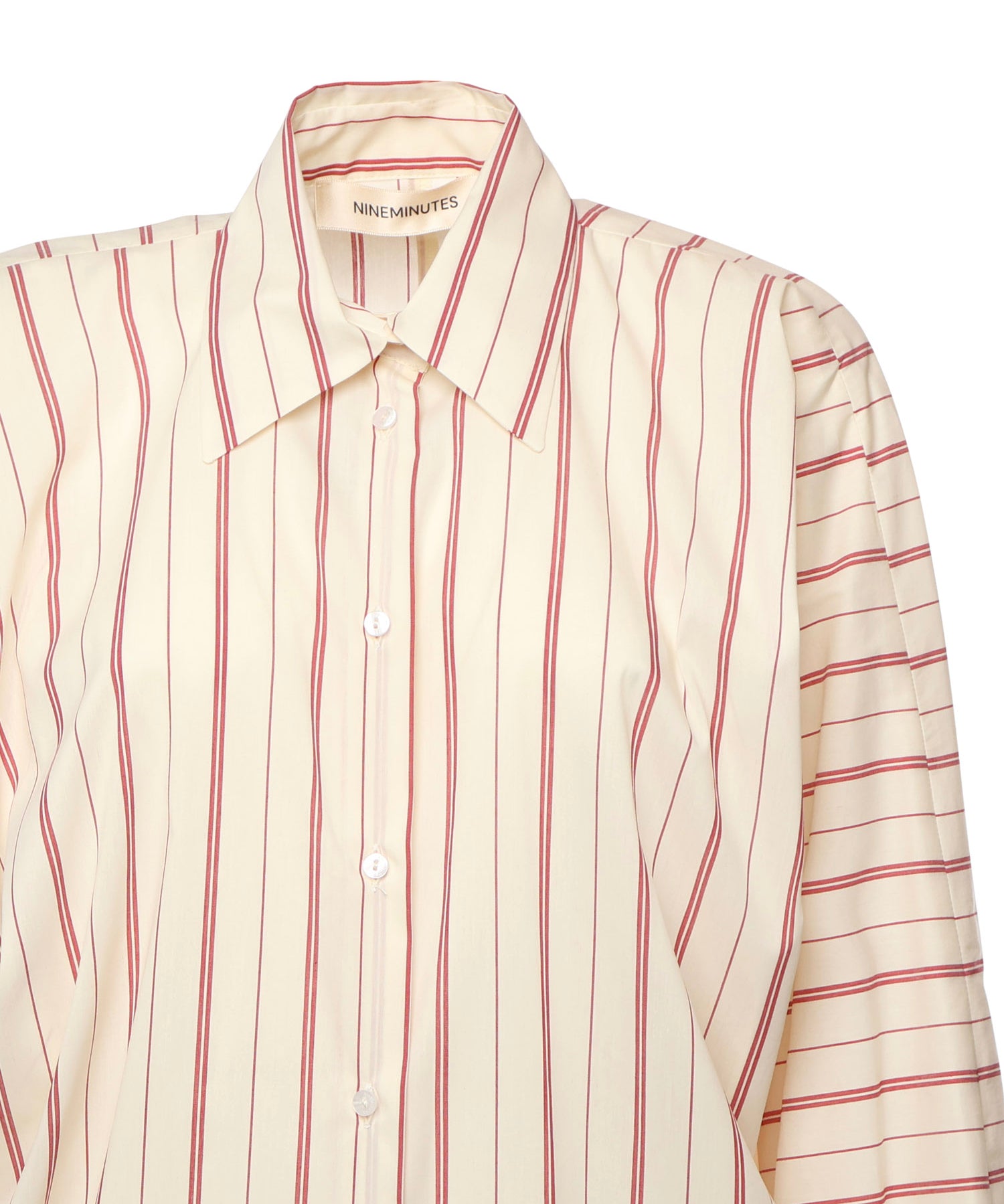 CAMICIA IN COTONE A RIGHE 26FWNCA-0005  NINEMINUTES 