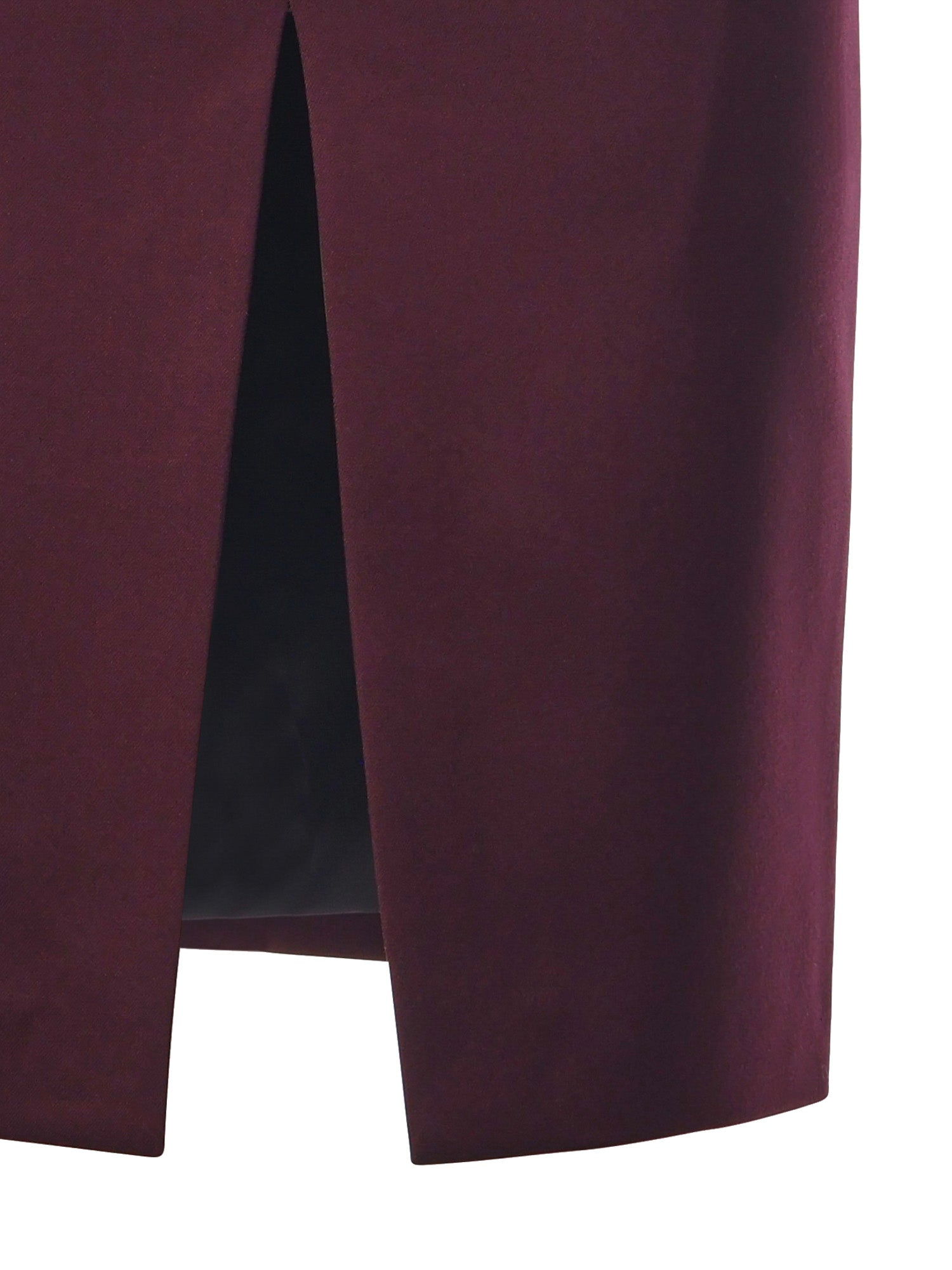 Gonna Pencil in flanella 26FWNGN-0001 BORDEAUX NINEMINUTES 