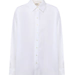 Camicia Sabrina in cotone<BR/> DC4985 BIANCO OTTOD'AME 