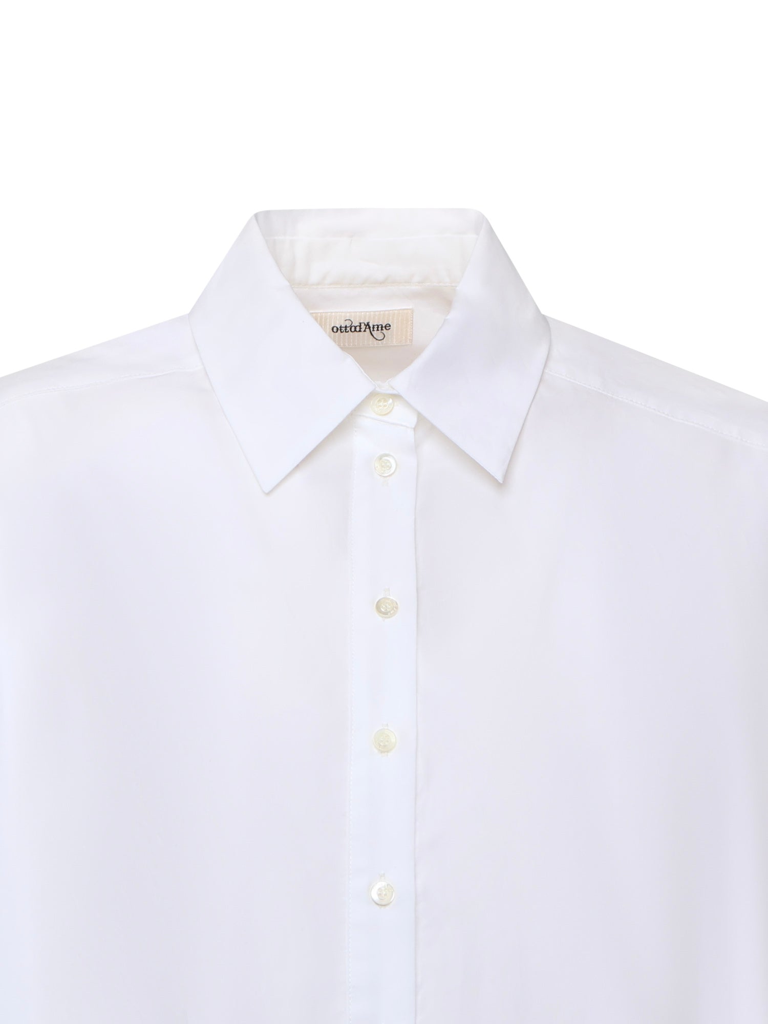 Camicia Sabrina in cotone<BR/> DC4985 BIANCO OTTOD'AME 