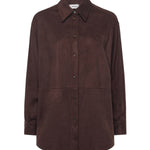 Camicia con fondo arrotondato DC5157 BROWN OTTOD'AME 