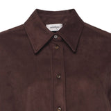 Camicia con fondo arrotondato DC5157 BROWN OTTOD'AME 