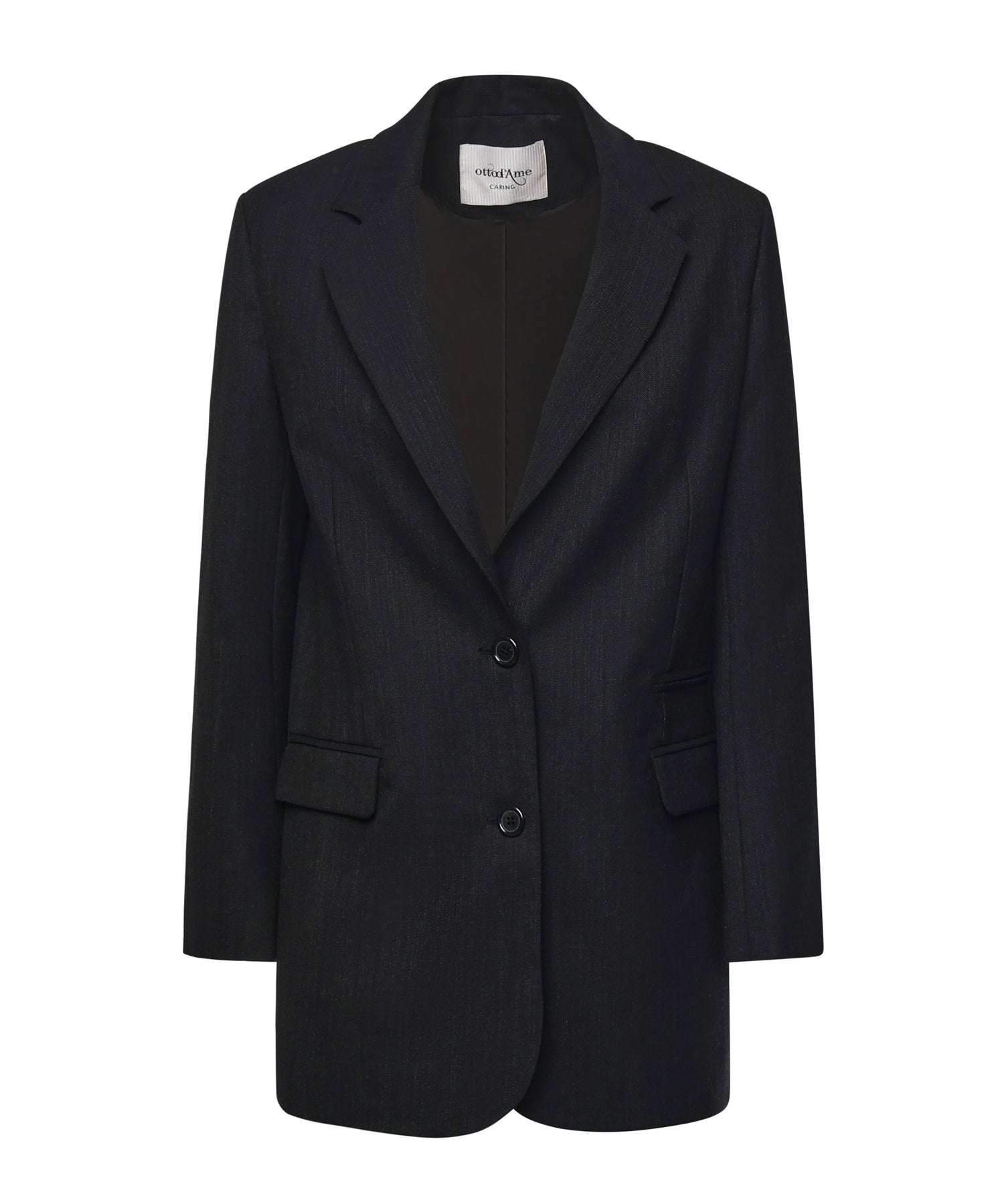 Blazer monopetto in misto lana DG6162 LAVAGNA OTTOD'AME 