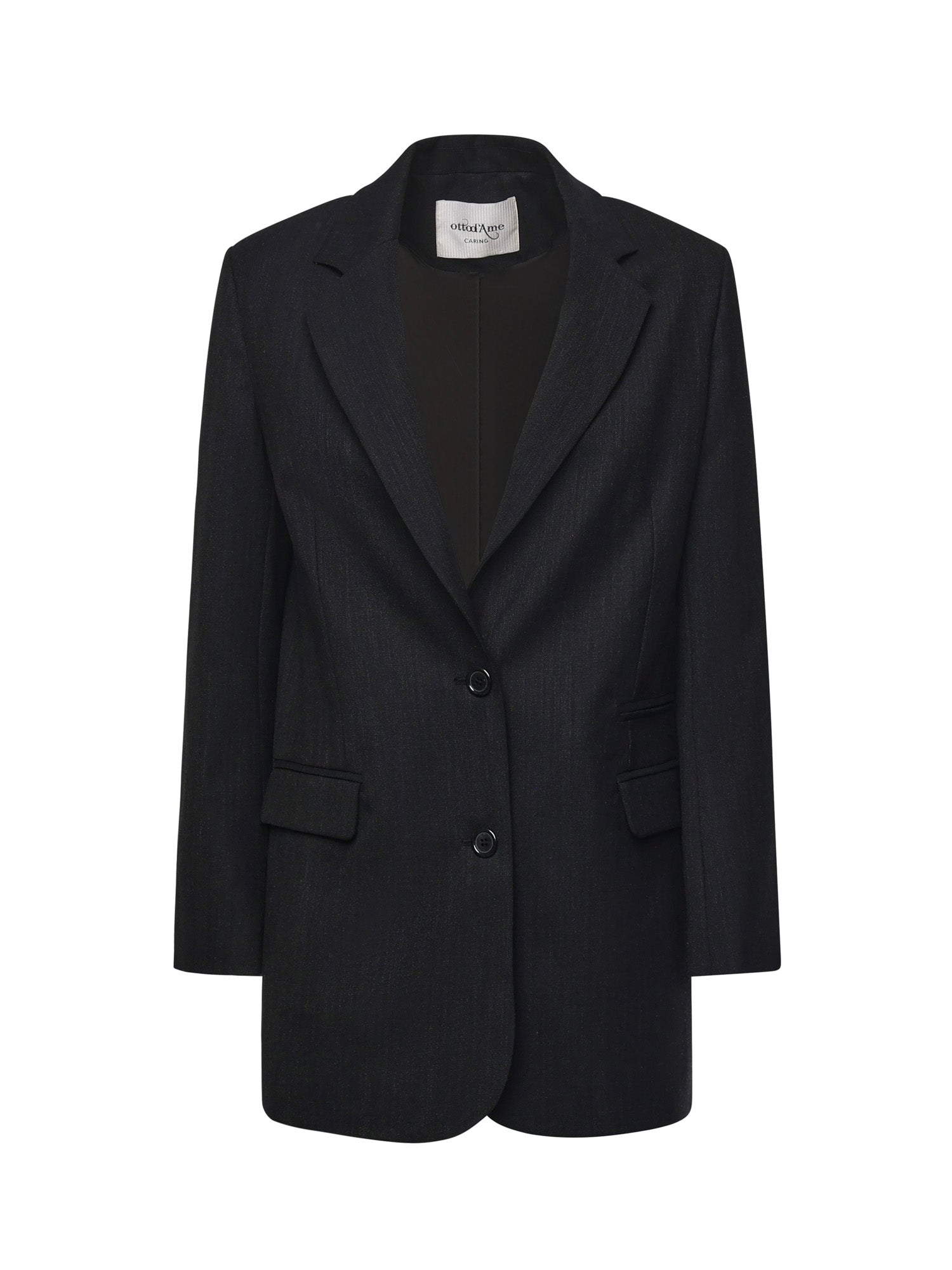 Blazer monopetto in misto lana DG6162 LAVAGNA OTTOD'AME 