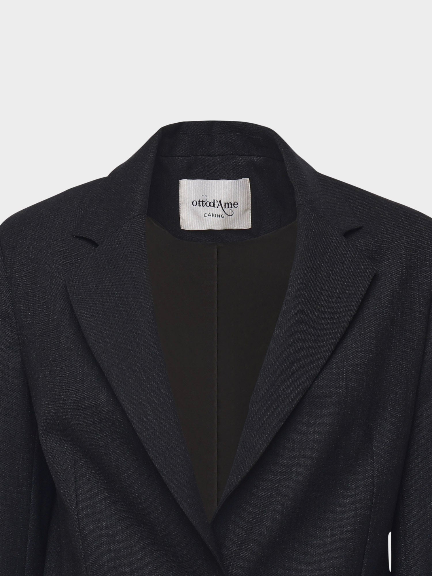 Blazer monopetto in misto lana DG6162 LAVAGNA OTTOD'AME 