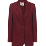 Blazer in misto lana DG6174 ROUGE NOIRE OTTOD'AME 
