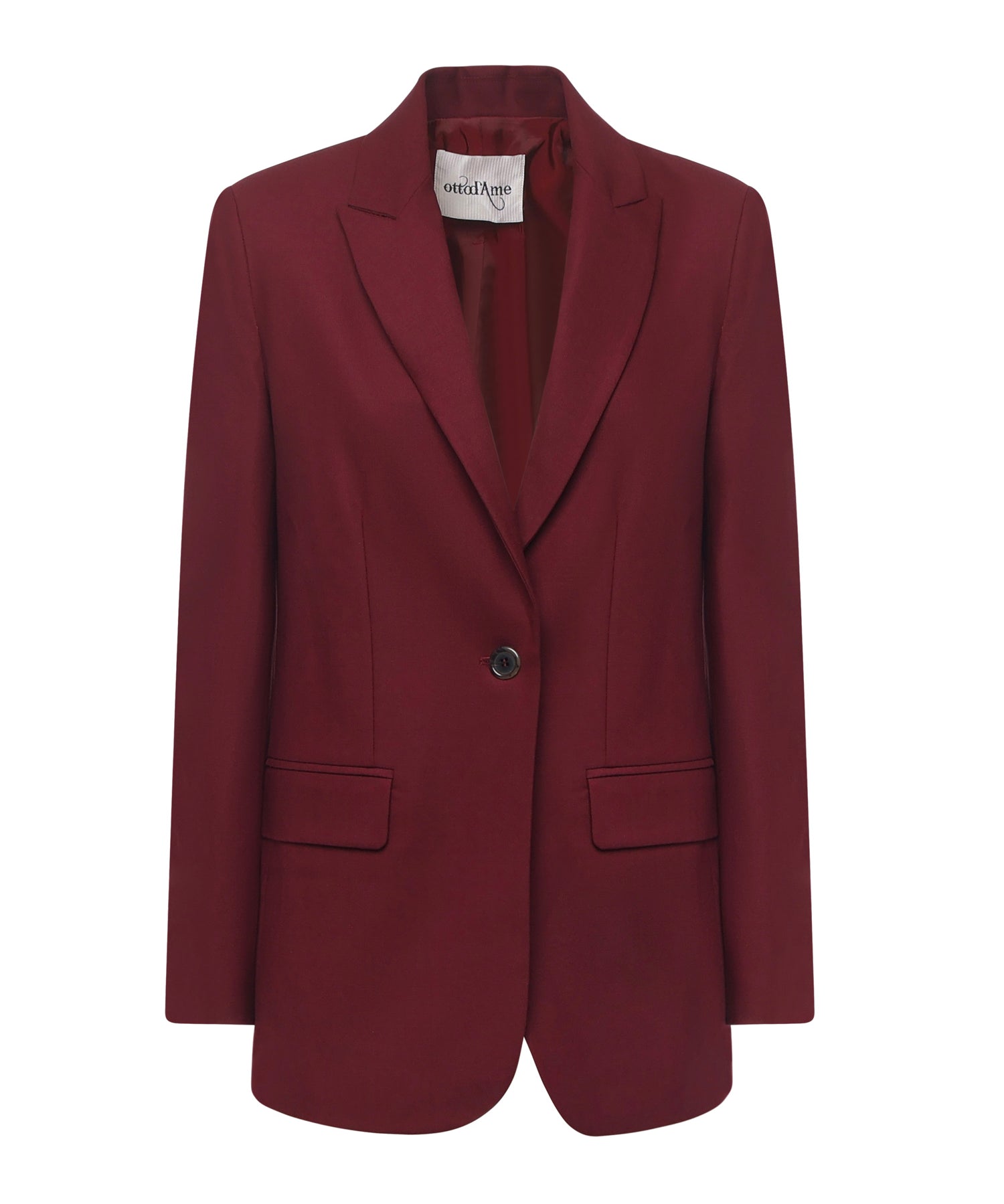 Blazer in misto lana DG6174 ROUGE NOIRE OTTOD'AME 