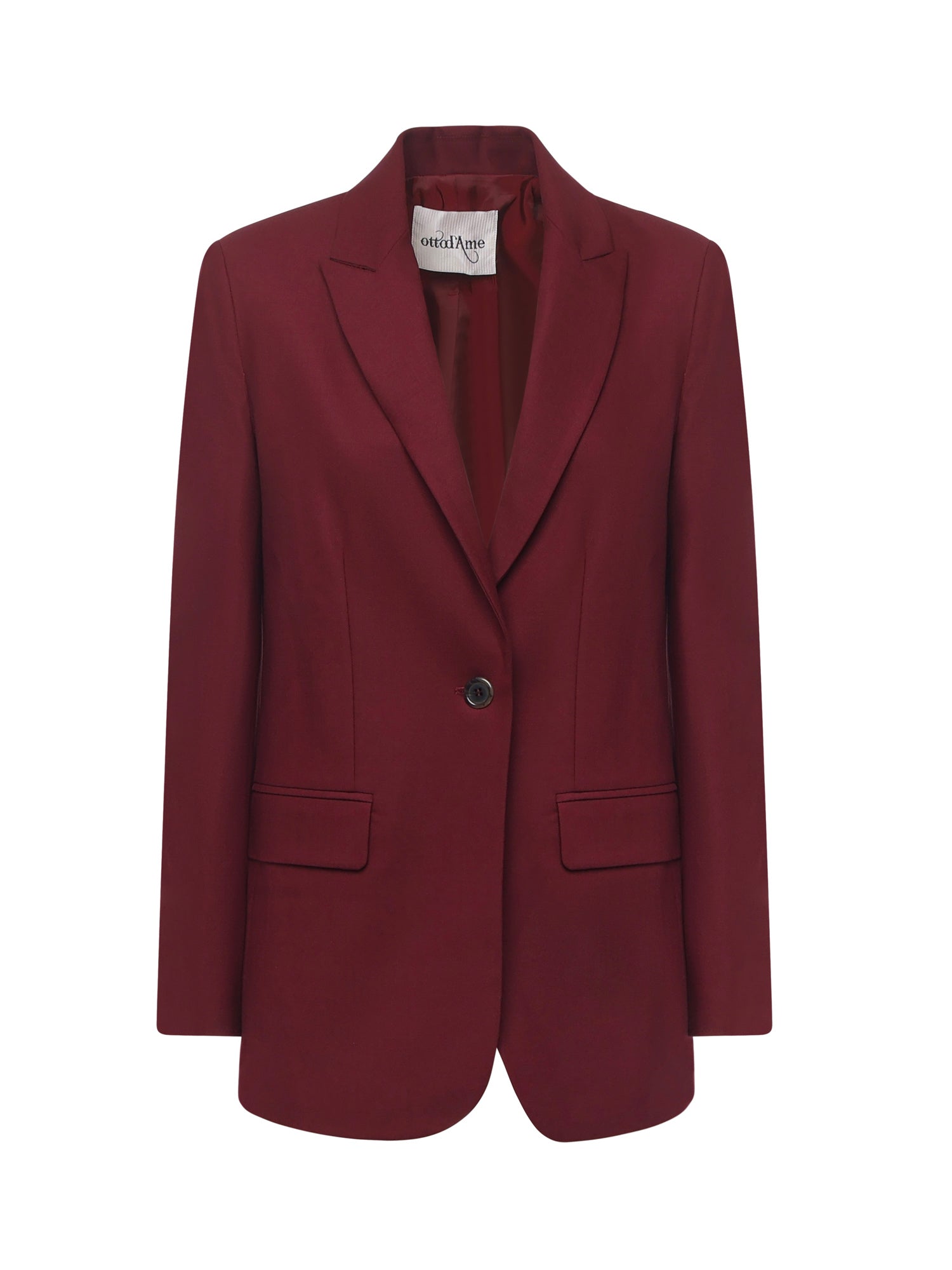 Blazer in misto lana DG6174 ROUGE NOIRE OTTOD'AME 