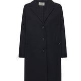 Cappotto midi in misto lana<BR/> DJ0014 NERO OTTOD'AME 
