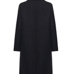 Cappotto midi in misto lana<BR/> DJ0014 NERO OTTOD'AME 