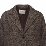 Cappotto midi melange DJ0063 VAR.UNICA OTTOD'AME 