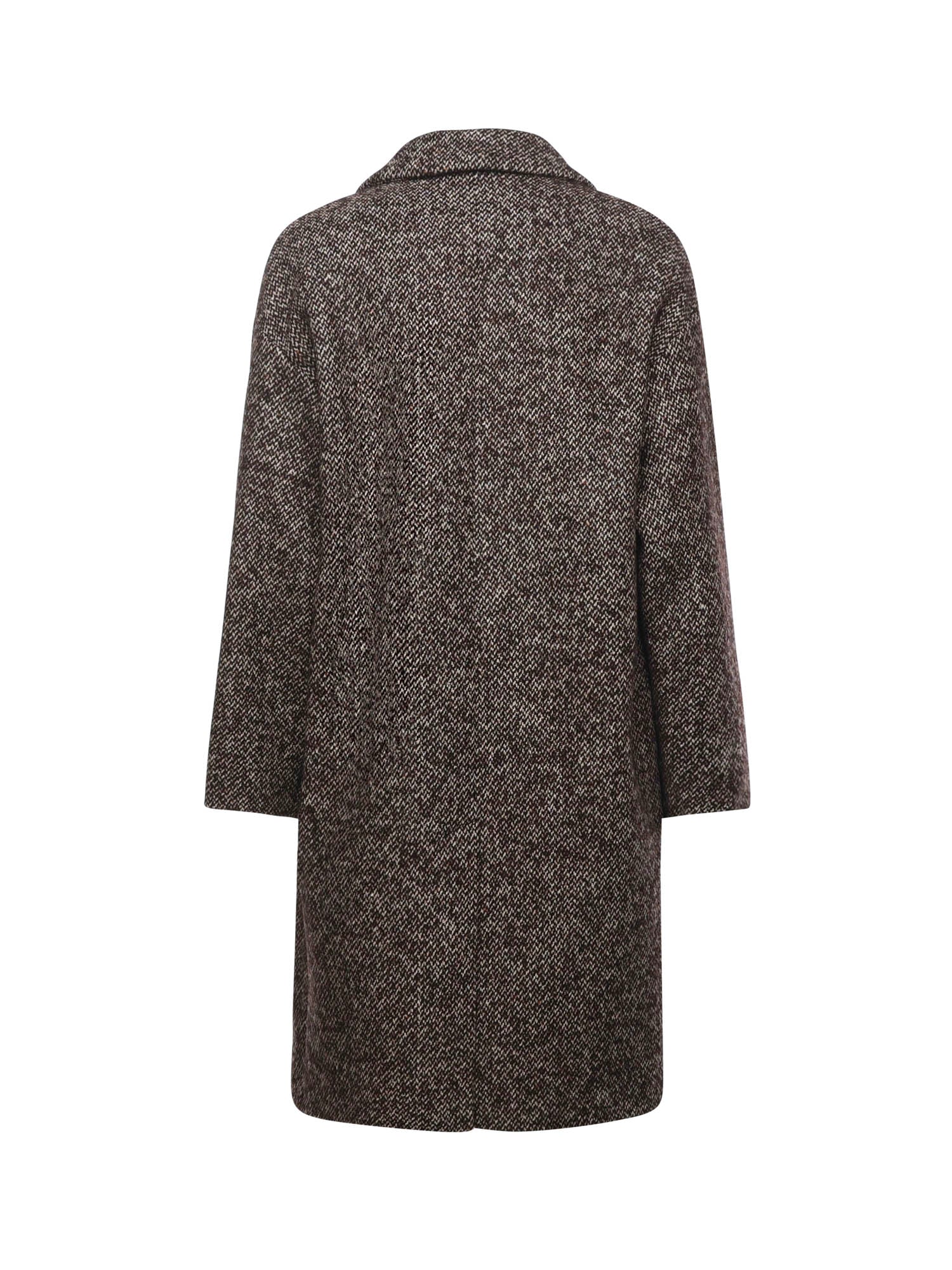 Cappotto midi melange DJ0063 VAR.UNICA OTTOD'AME 