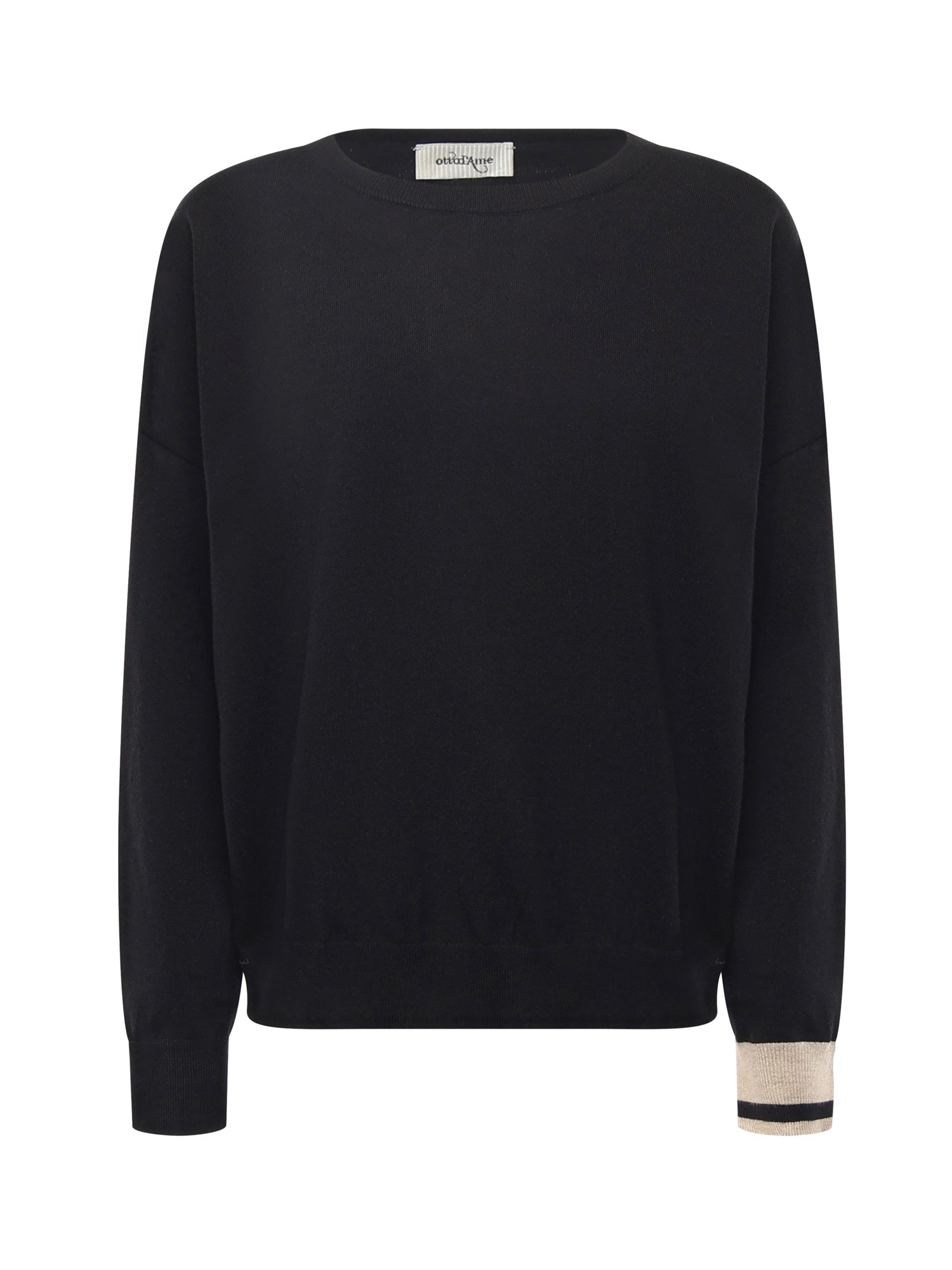 Maglia in viscosa DK9207 NERO OTTOD'AME 