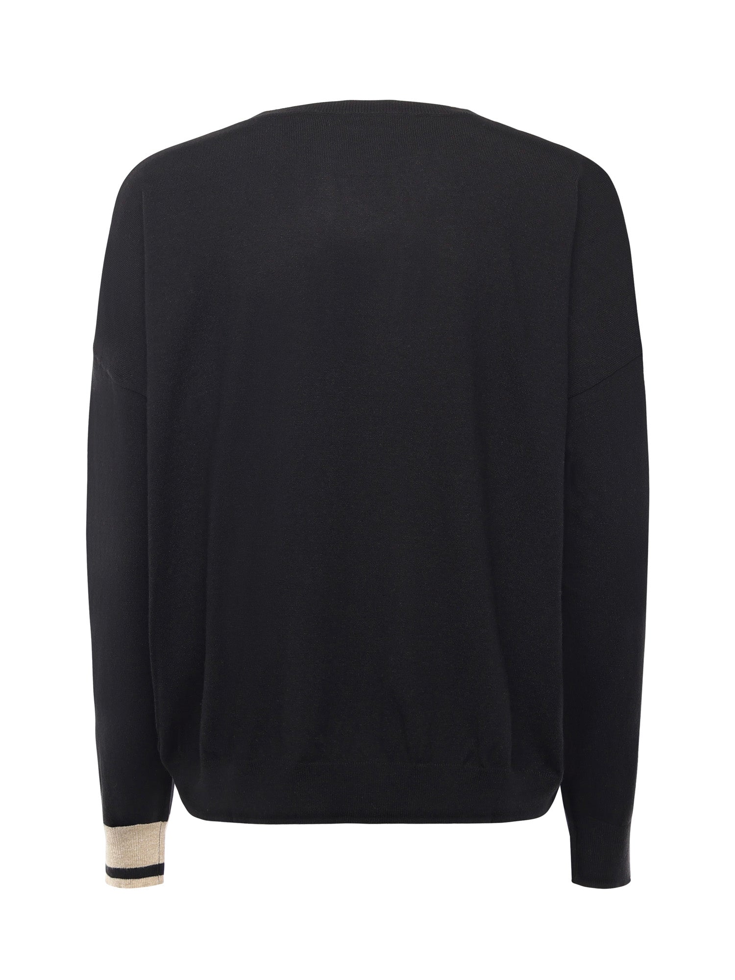 Maglia in viscosa DK9207 NERO OTTOD'AME 