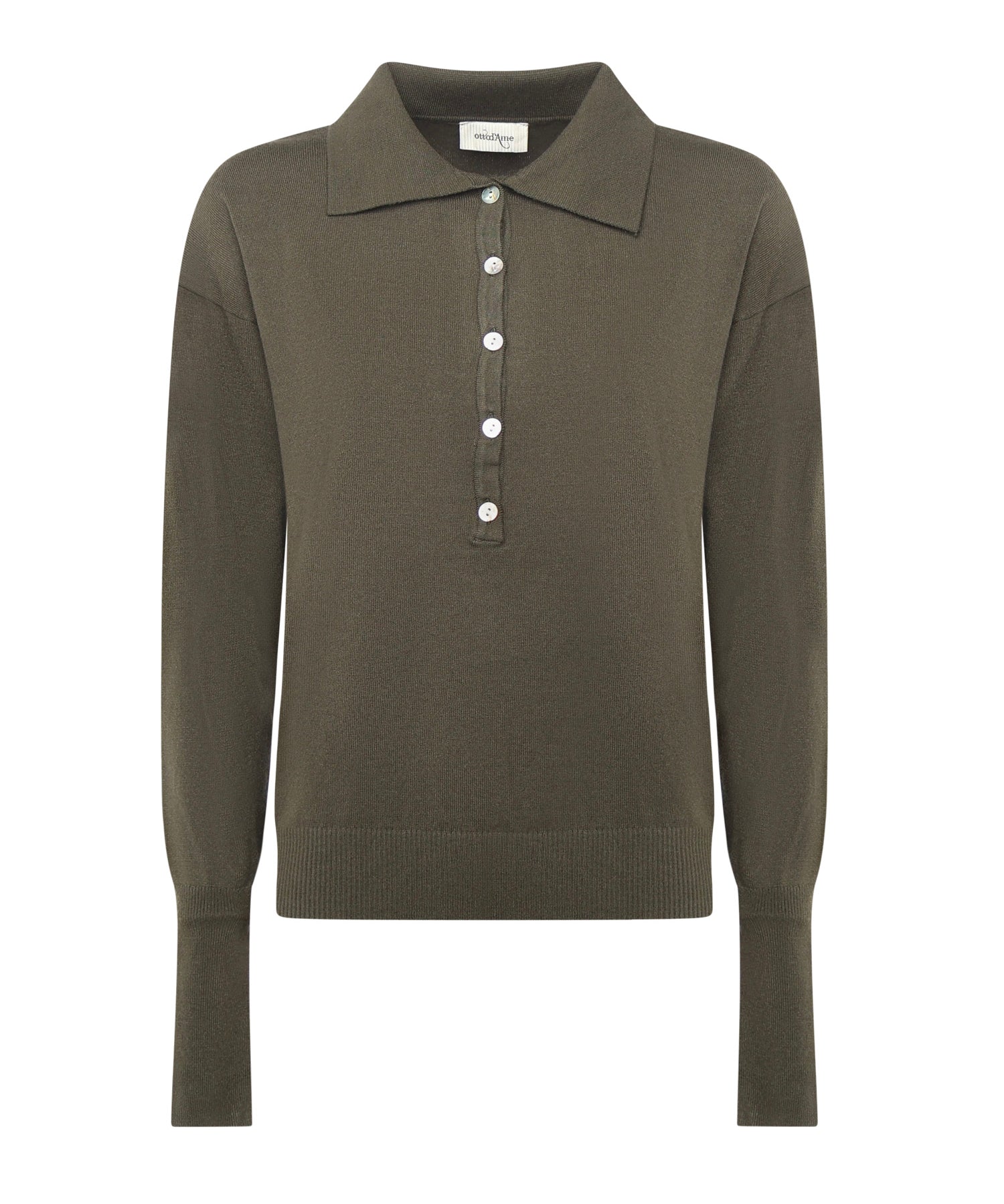 Maglia polo in viscosa DK9210 SELVA OTTOD'AME 