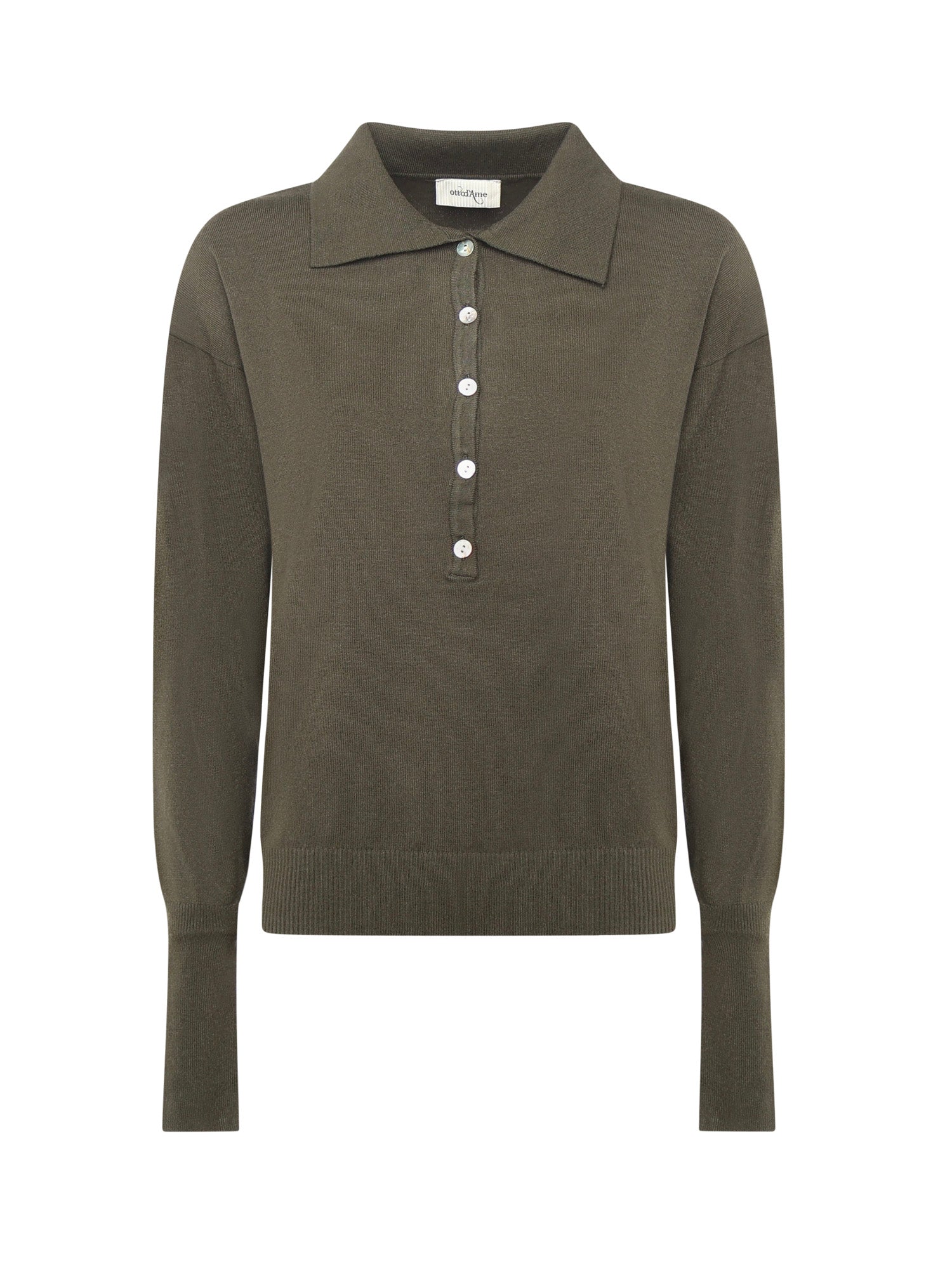 Maglia polo in viscosa DK9210 SELVA OTTOD'AME 